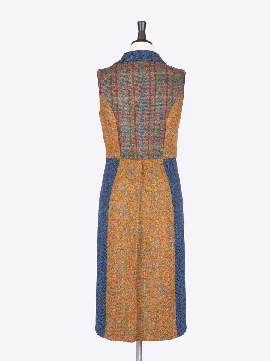 British fashion label - country style tweed waistcoat