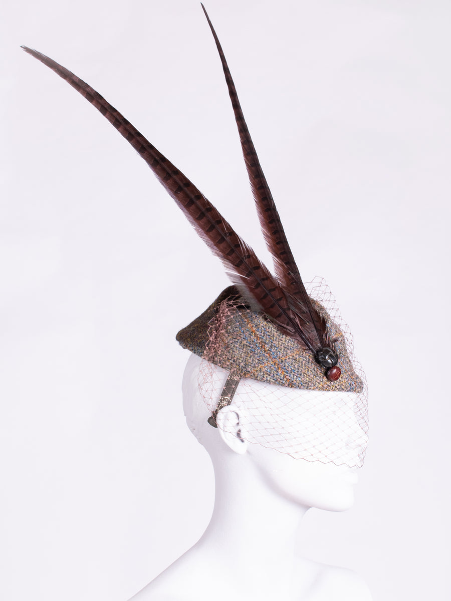 made in the New Forest vintage style tweed hat