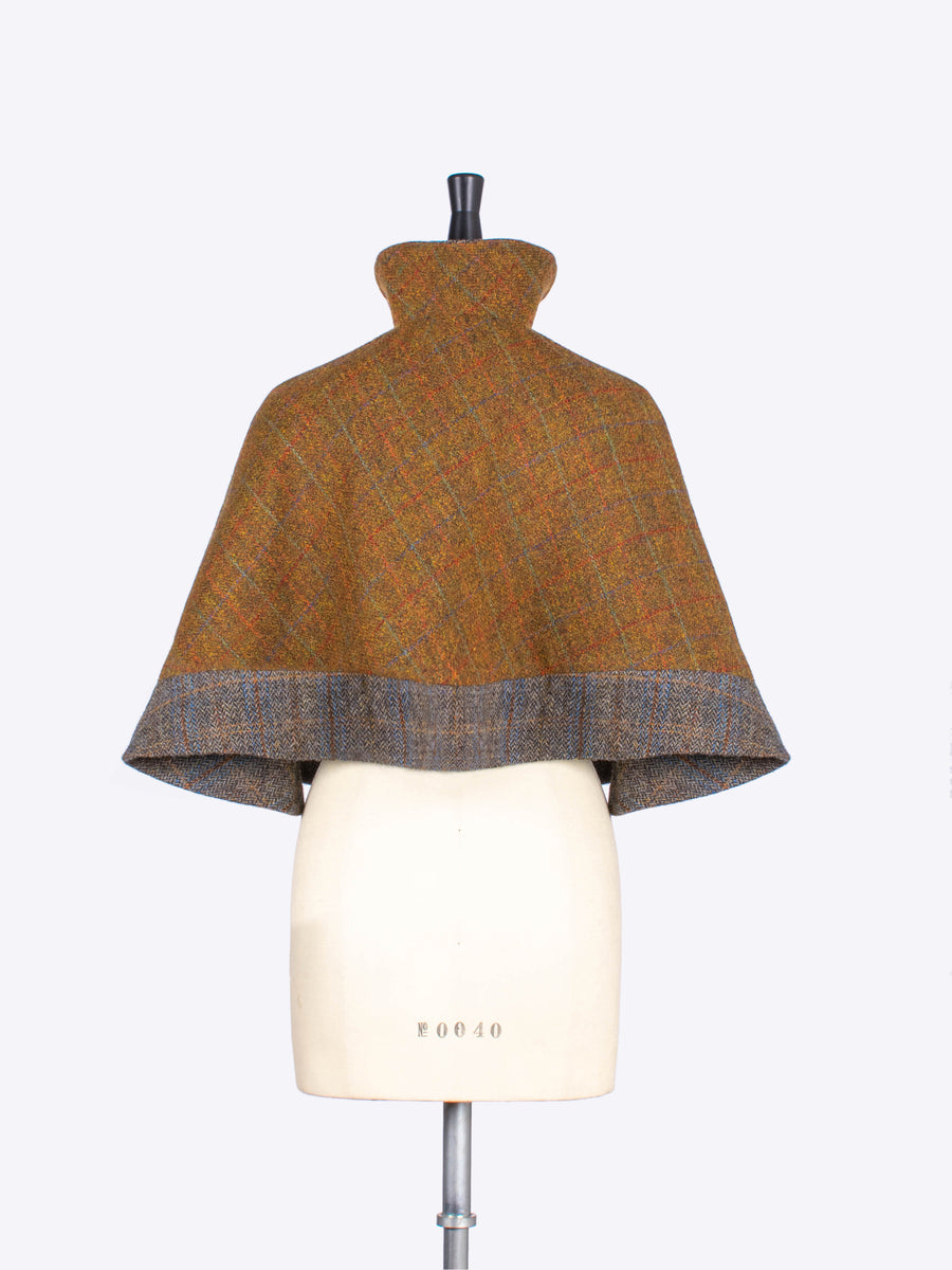 brown cape - heritage fashion