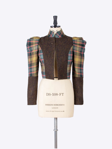scottish tartan bolero jacket - sustainable fashion made in England