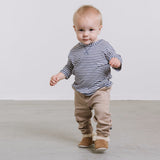 VONBON BLUE STRIPE BAMBOO TSHIRT