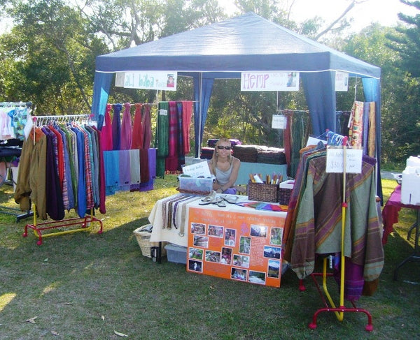 Surya Ethical Clothing Stall at Laurietan markets