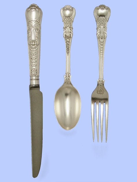 New Hand-Forged Silver Flatware - Coburg Pattern