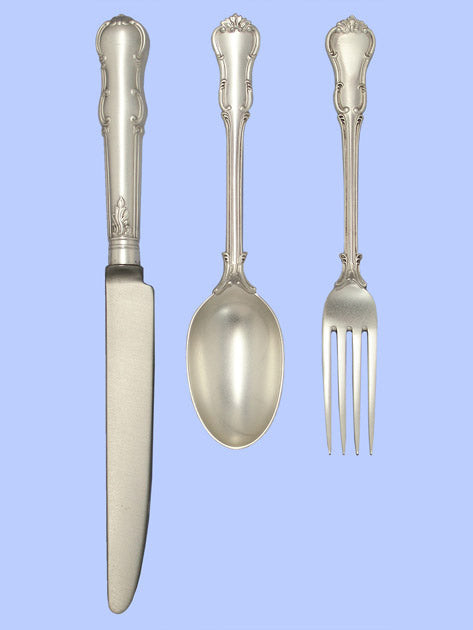 New Hand-Forged Silver Flatware - Princes Pattern