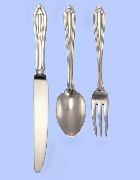 New Hand-Forged Silver Flatware - Rochester Pattern