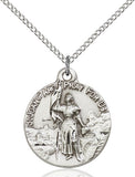 Image of St. Joan of Arc Pendant (Sterling Silver)