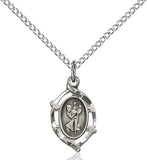 Image of St. Christopher Pendant (Sterling Silver)