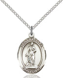 Image of St. Barbara Pendant (Sterling Silver)