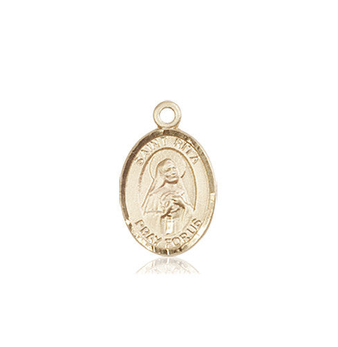 st_rita_of_cascia_medal_14kt_gold