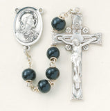 Boxwood Sterling Rosary