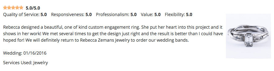 meaningful custom engagement ring design