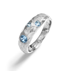 Montana Sapphire Wedding Band 