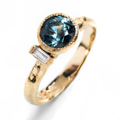 Montana Sapphire Engagement Ring
