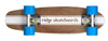 Ridge 22" Maple Wood Mini Cruiser Board: Dark Dye with 12 wheel colours