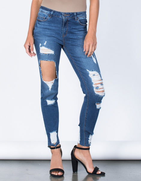 Cool Girl Ripped Jeans 2020AVE