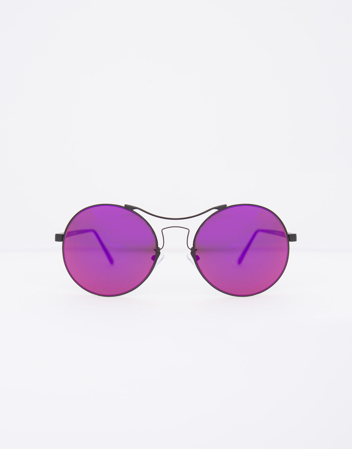 Flat Round Mirrored Sunnies Round Color Mirrored Sunglasses 2020ave 