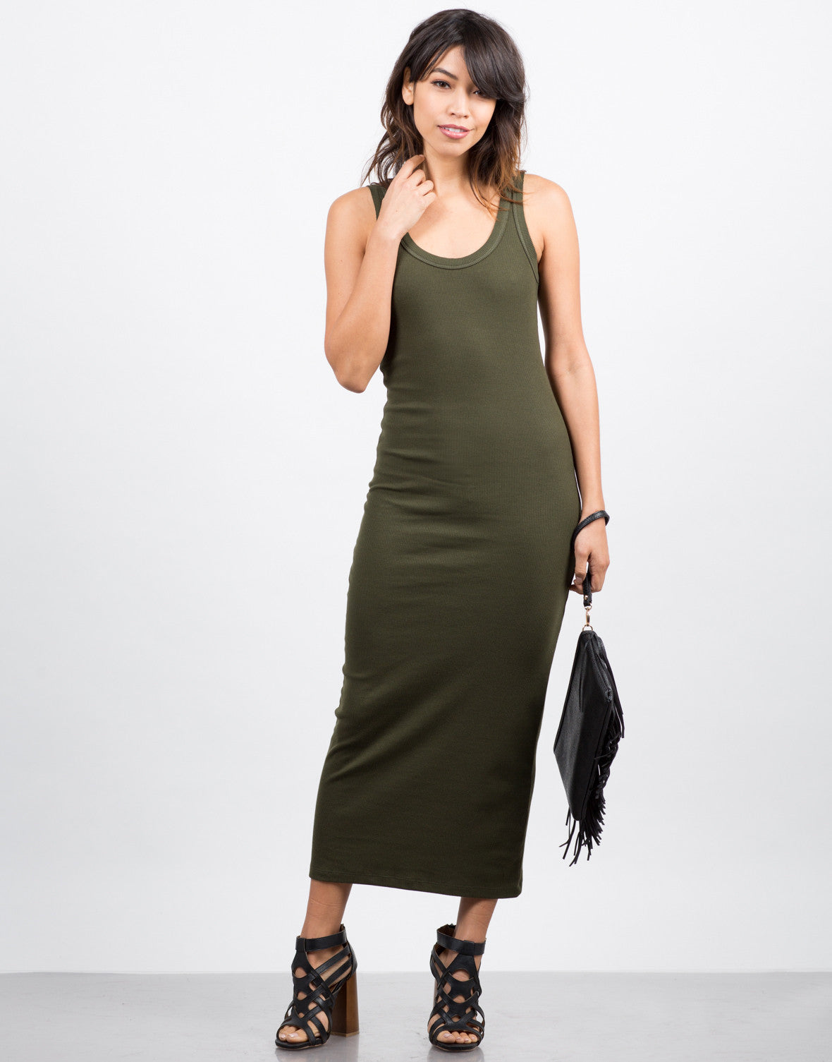 Ribbed Maxi Dress Day Dress Womens Dresses – 2020ave