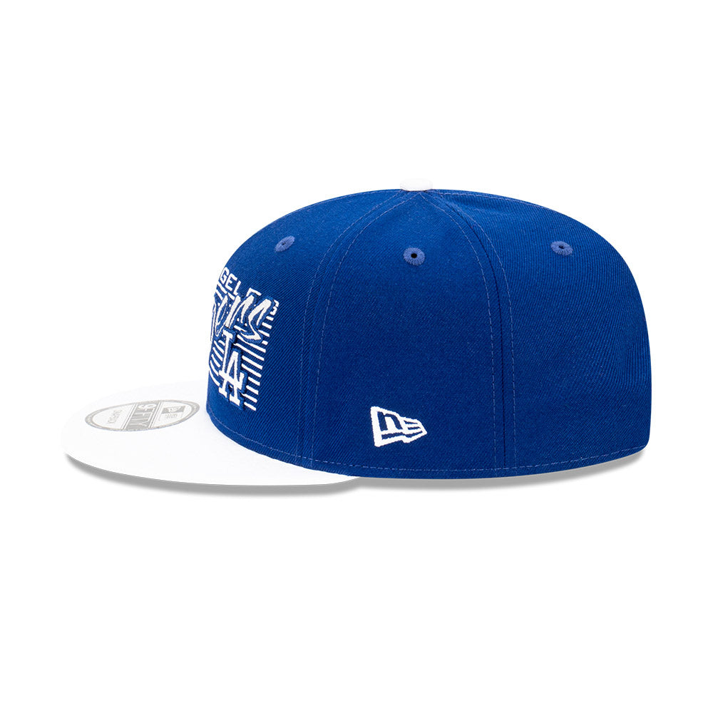 LA Dodgers Hat Navy Script Block 9Fifty Snapback New Era