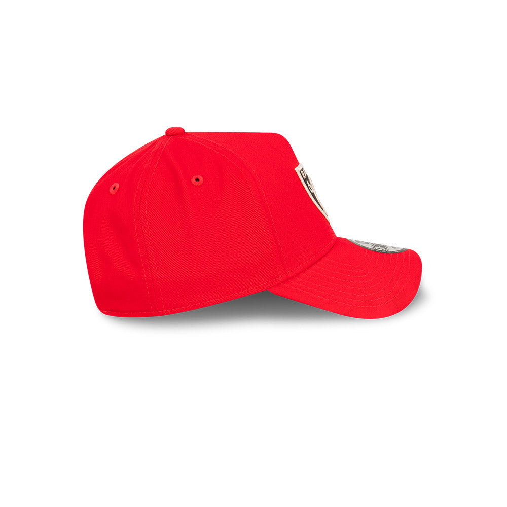 Las Vegas Raiders Hat - Scarlet Stone 9Forty A-Frame Snapback - New Era