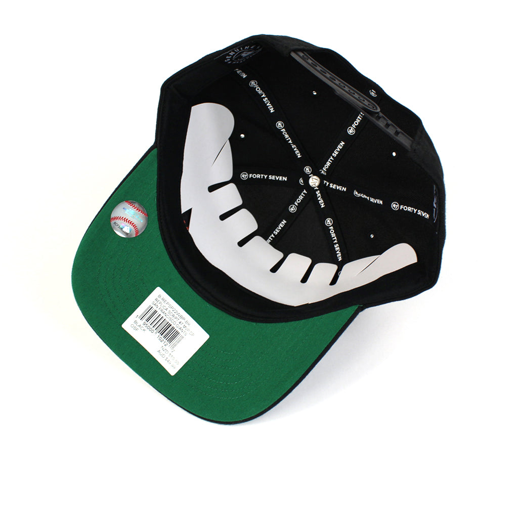 47 Brand Chicago White Sox Black Replica Script 47 MVP DP Snapback