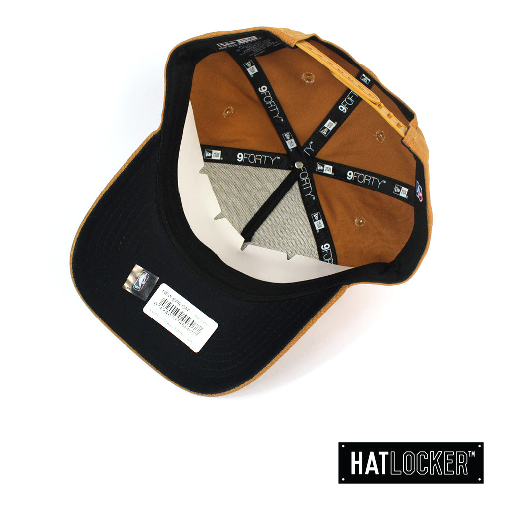 New Era Pittsburgh Pirates Canvas In Bronze Curved Snapback