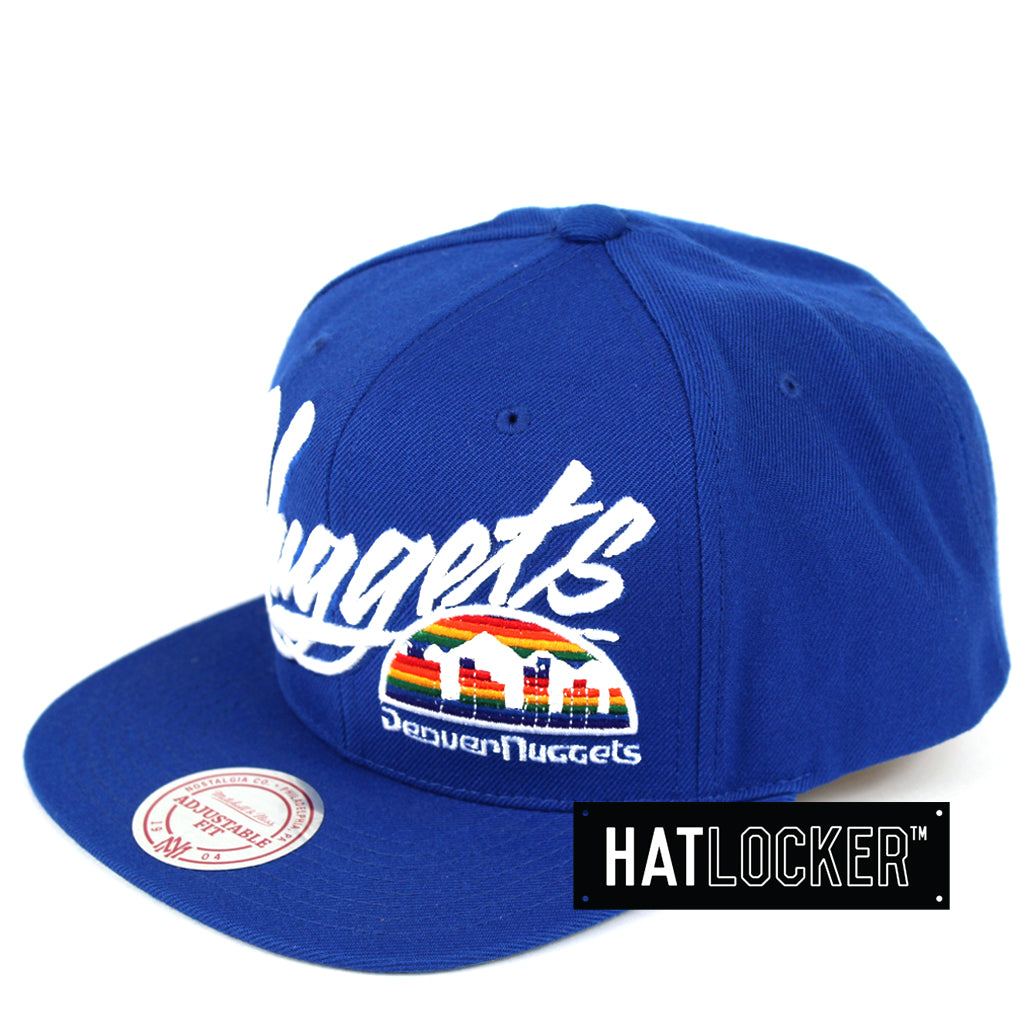 Mitchell & Ness Denver Nuggets Vice Script Snapback Hat
