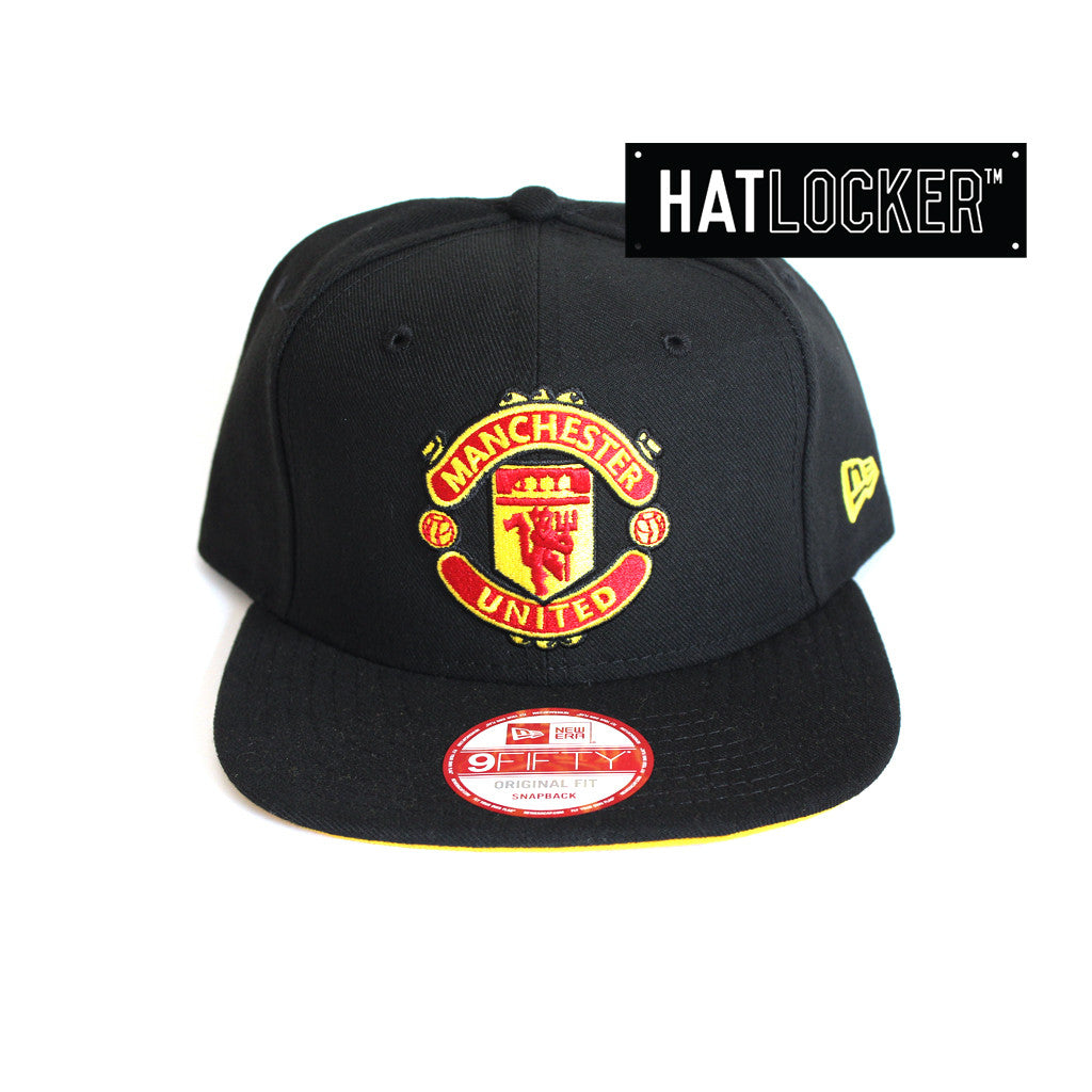 New Era | EPL Manchester United FC Black Snapback Hat | Hat Locker