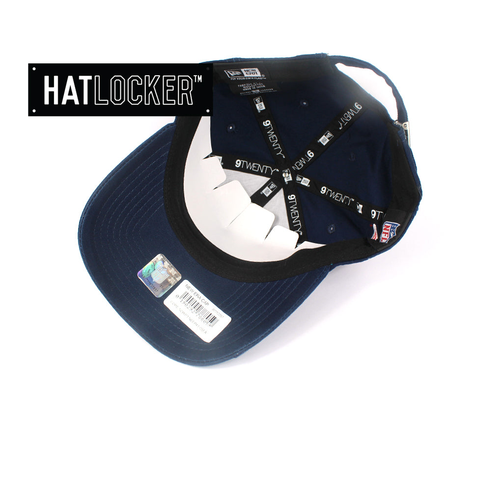 New Era New England Patriots Core Script Curved Brim Cap