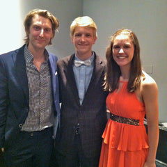 George & Anna, pictured with Eric Hutchinson at the Then Event in May 2014