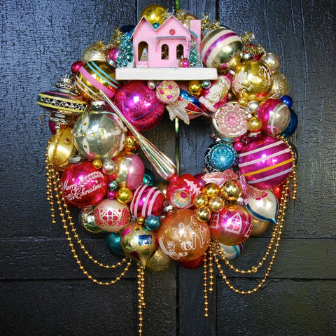 Antique ornament wreath.
