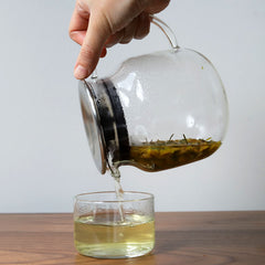 chrysanthemum tea straining