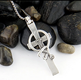 Walker Metalsmiths custom Caring Cross Pendant