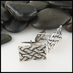 St. Andrew's knot Celtic cuff links