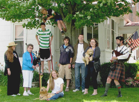 The 2009 Walker Family Photo taken in Grandma Barbara Walker's side yard.