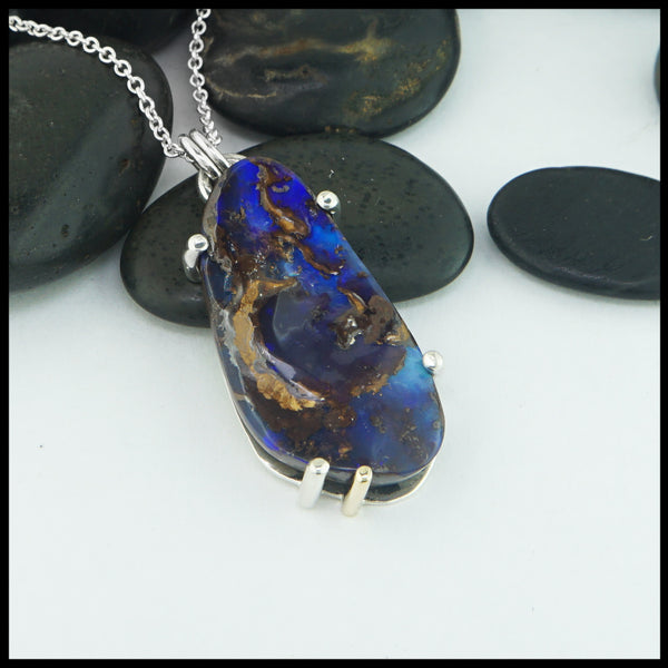 dark blue opal