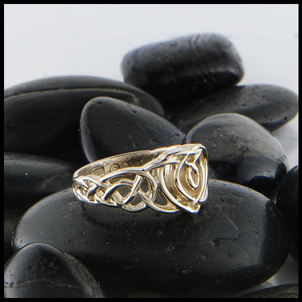 Kathleen's Celtic Heart Ring in 14K Yellow gold