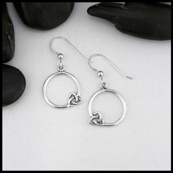 trinity knot earrings