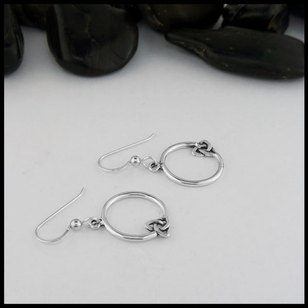 trinity knot earrings