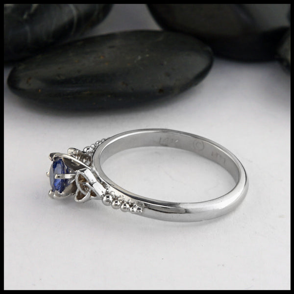 Trinity Knot Ceylon Sapphire Ring