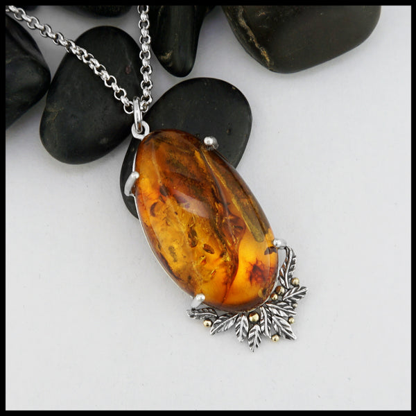 amber pendant 