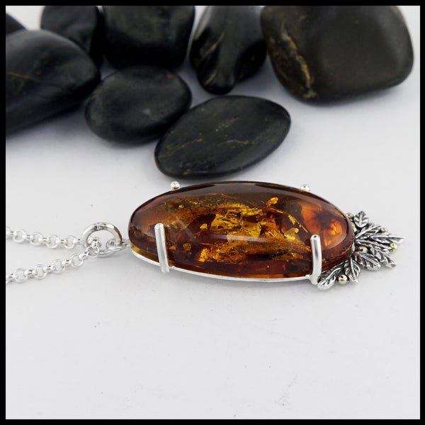 amber pendant 