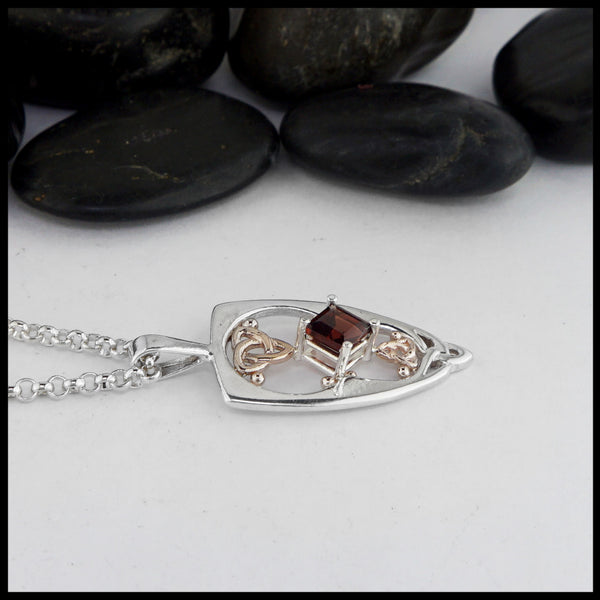 garnet pendant 