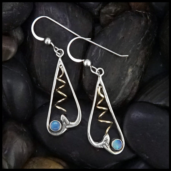 opal earrings