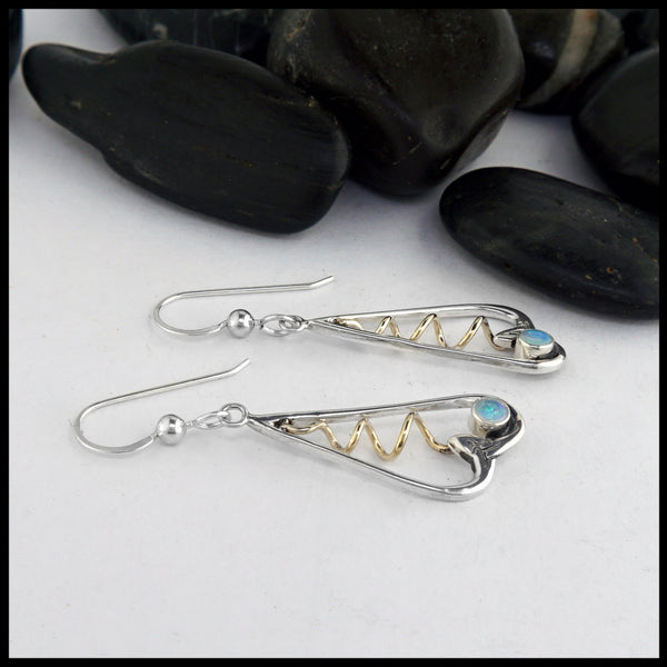 opal earrings