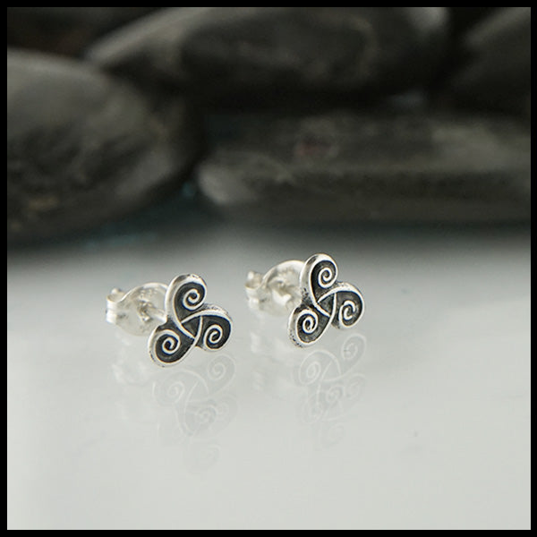 Celtic Spiral Earrings