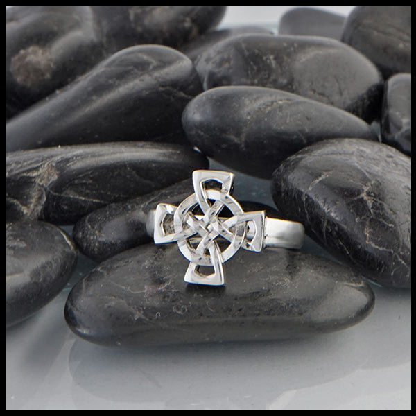 Celtic Cross knot ring