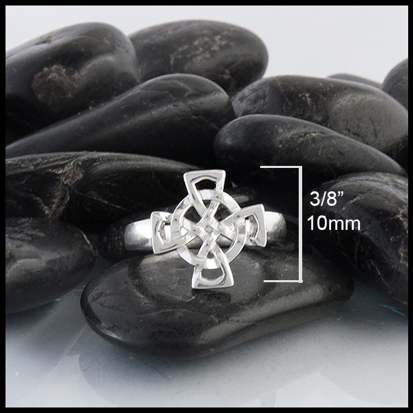 Silver Cross Ring