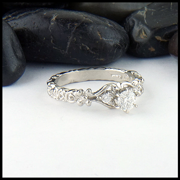 trinity scroll ring