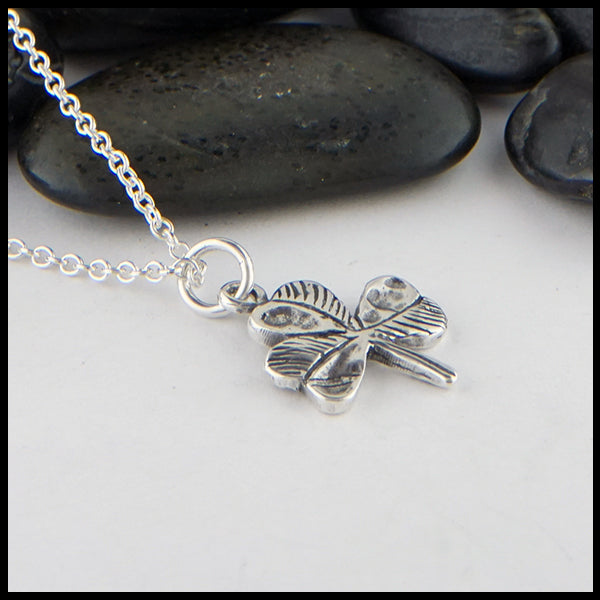 Simple Shamrock Pendant in silver