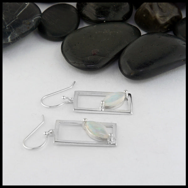 opal earrings